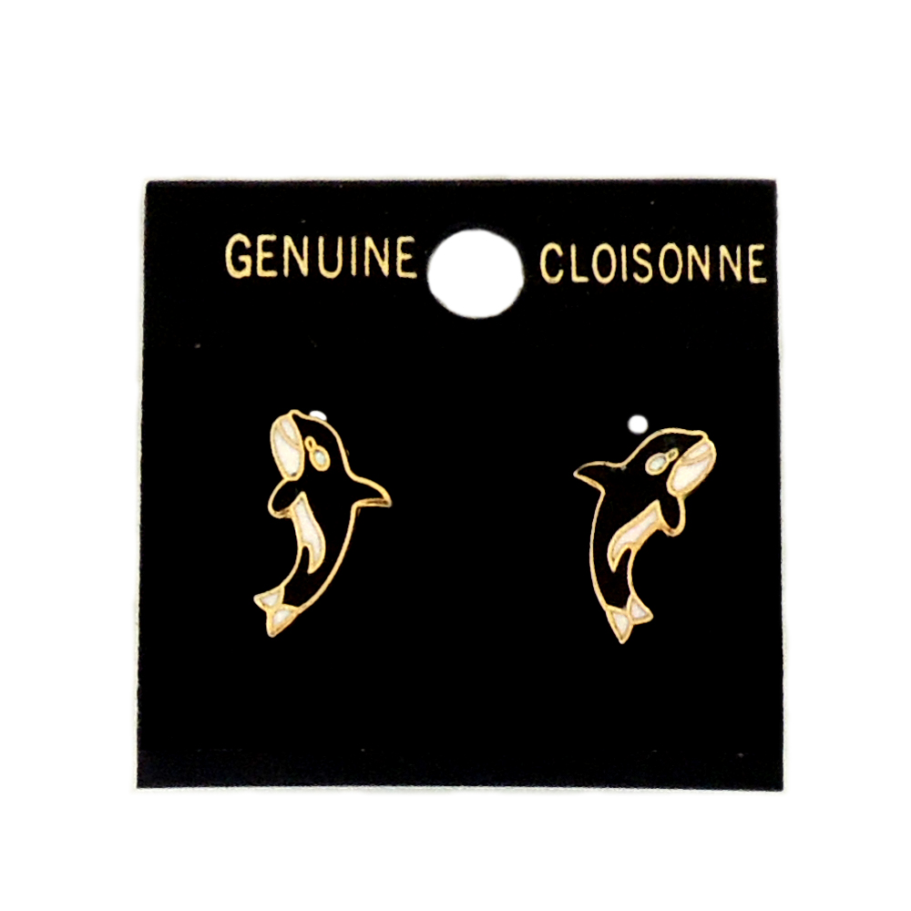 enamel earrings